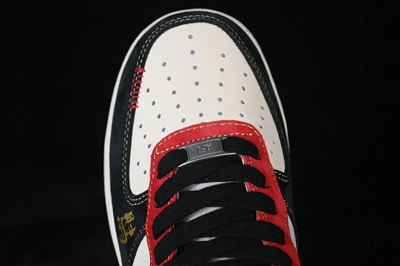 All categories Nk Air Force 1 Air Force series Nk Air Force 1 Low Air Force low-top Nike Air Force 1'07 Low Year of the Horse limited edition Beige, black and red contrast Air Force 1 low-top casual sneakers QW5288-131